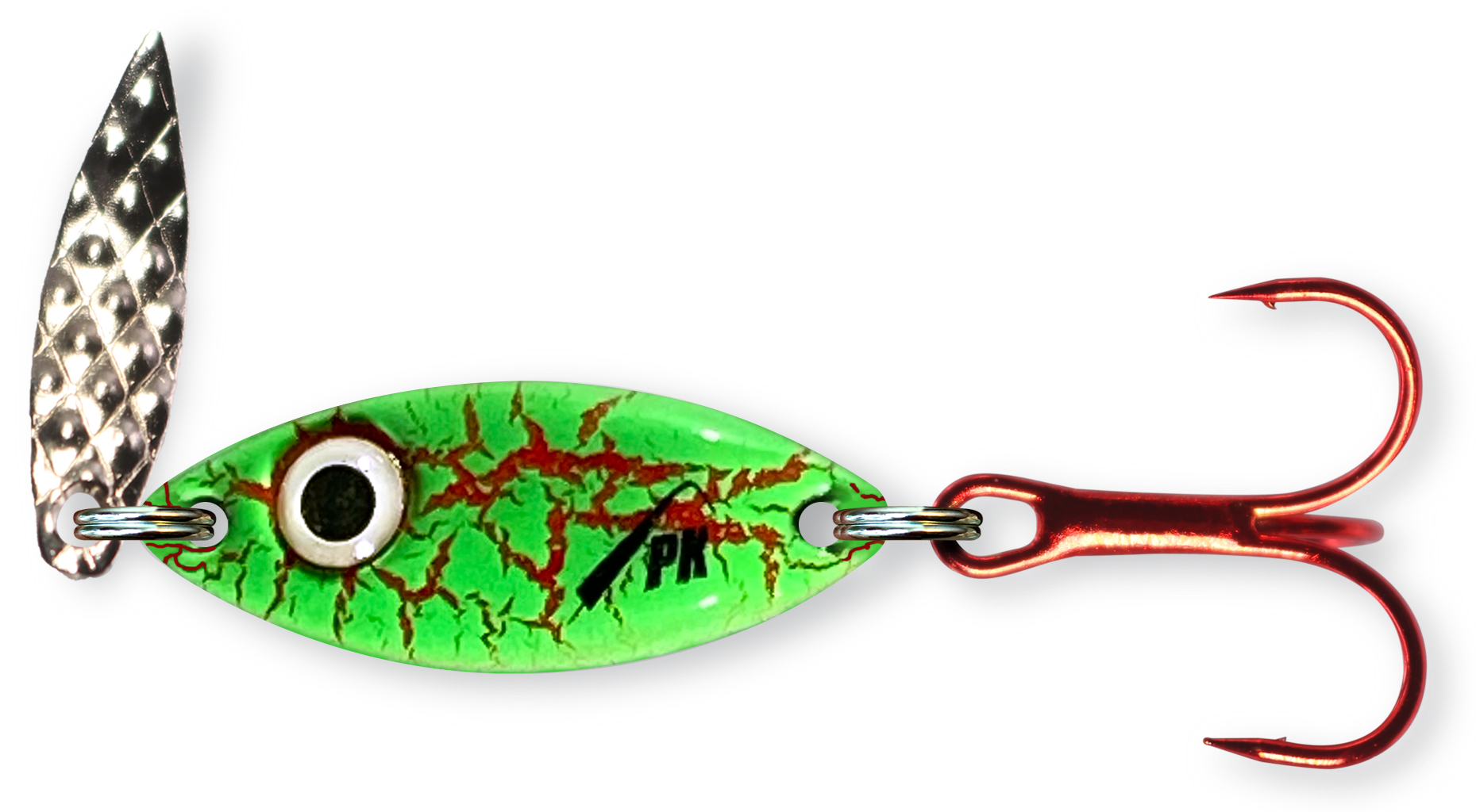 PK Predator 1/16t & 1/8th oz Fishing Spoon