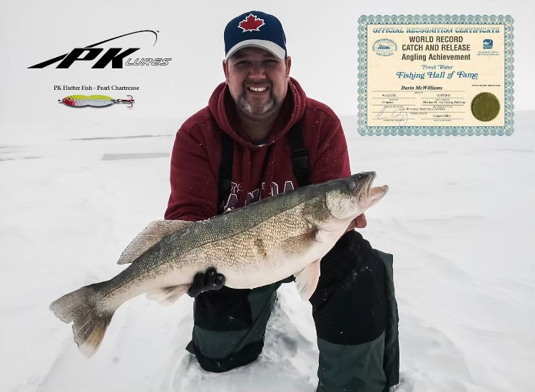 ice fishing world record lure