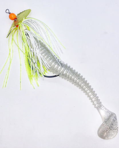 PK Bass Lure - 2 Pack - Bass Fishing Bait Orange PK Bass Lure - 2 Pack - Bass Fishing Bait Orange