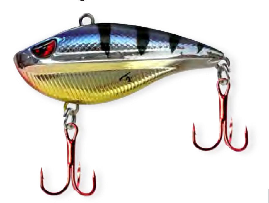 PK Lures Ridge Rattl'r Crankbait | Metallic Perch; 2 3/4 in