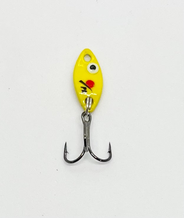 Tungsten 1/32 oz. - PK Predator Flash Fishing Spoon - Yellow / 1/32oz Micro  Spoon