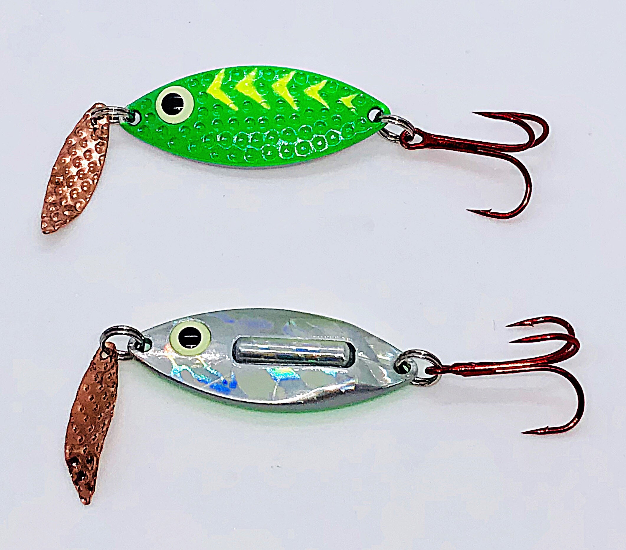 Rattle Spoons New Ice Fishing Rattle Jigging Spoons - PK Lures