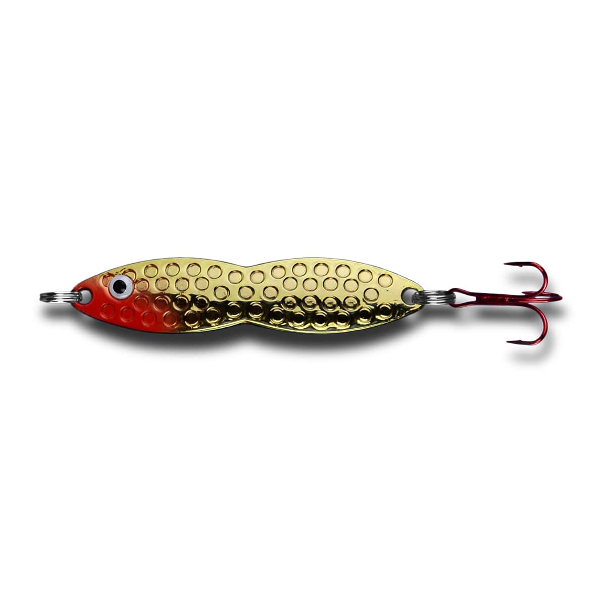 Pk Lures Flutterfish Spoon: Gold Plate; 1/4 oz.