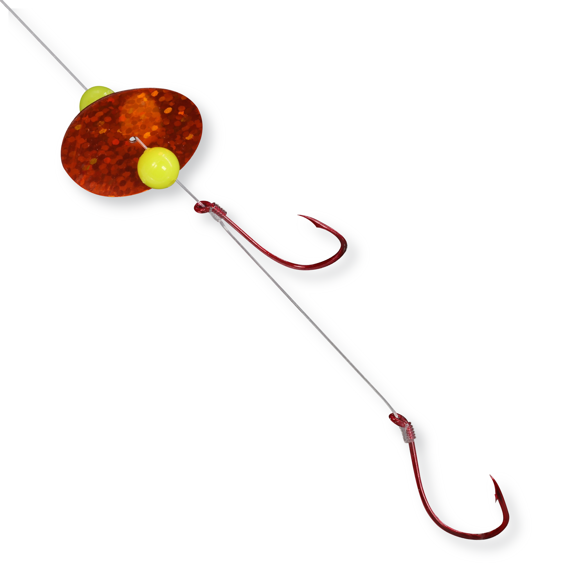 dakota fishing lures PK Lures Pro Series Dakota Disc Live Bait Spinner Rig | Silver Metallic