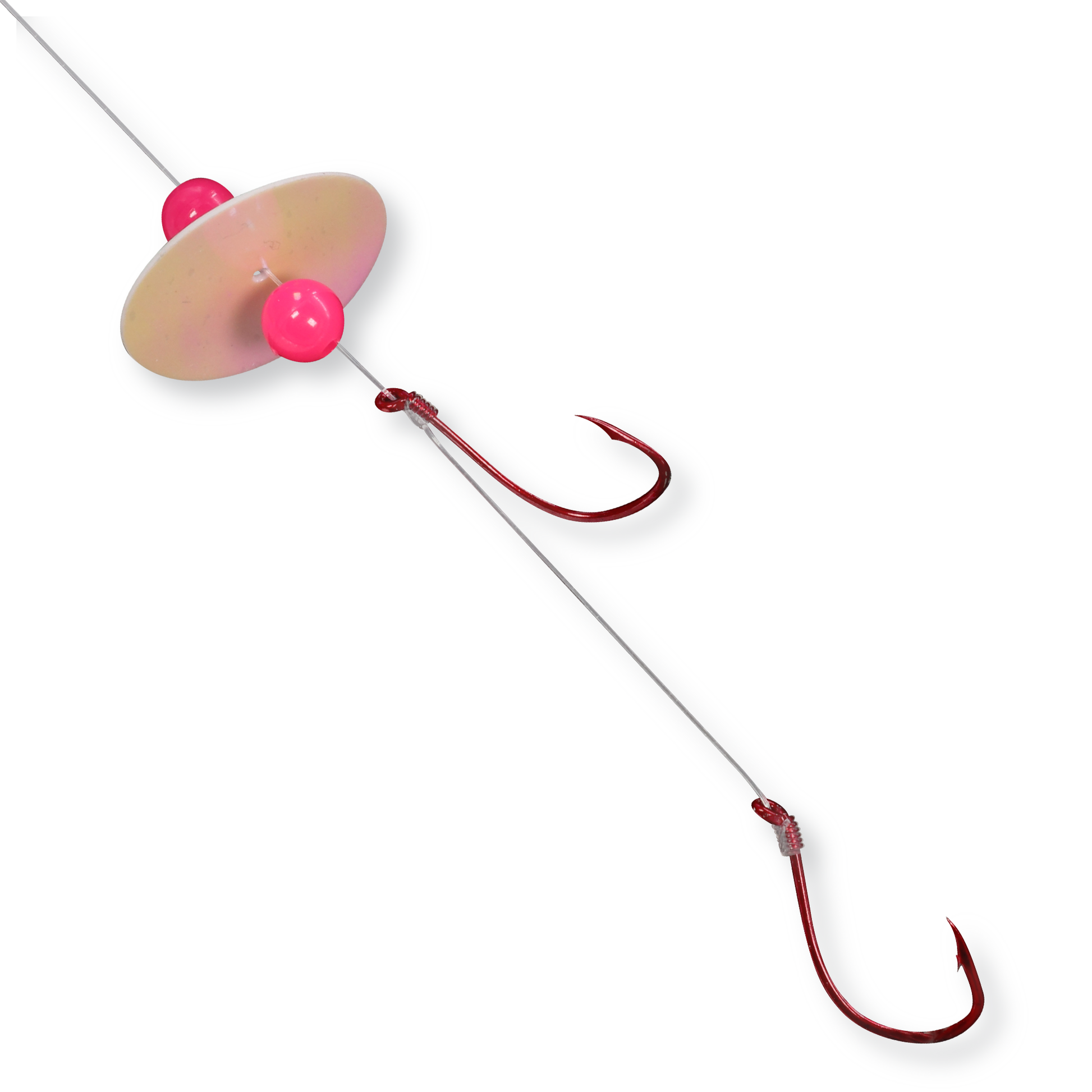 dakota fishing lures PK Lures Pro Series Dakota Disc Live Bait Spinner Rig | Silver Metallic