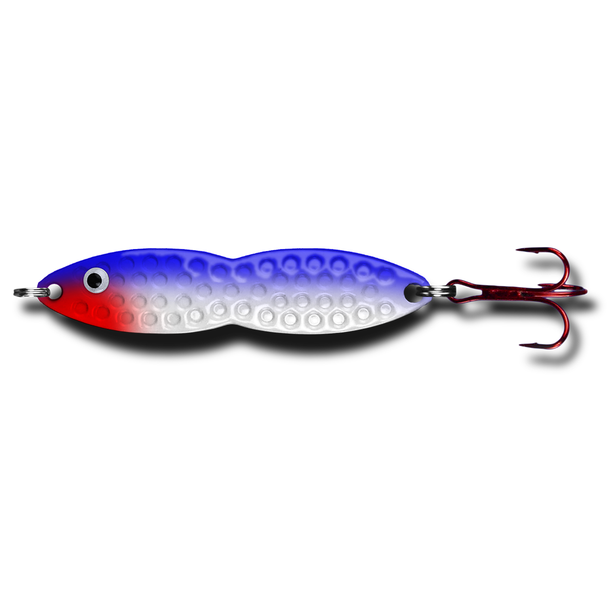 Clam Size 14 Firetiger Panfish Leech Flutter Spoon - 12650