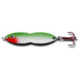Pk Lures Flutterfish Spoon: Red Dot Glow; 1/8 oz.