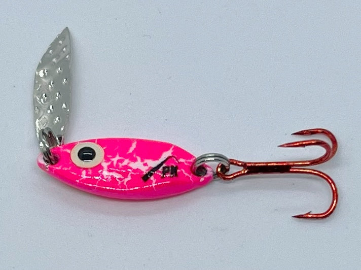 1 oz fishing lures Trout Thumper- Glidebait Easy to Use / easy walk PK Lures Predator Flash Spoon